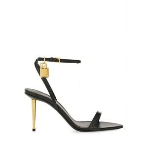 Tom Ford Black Sandal With Striking Padlock Detail - NWT